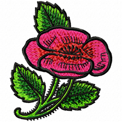 Flowers Embroidery Design 8